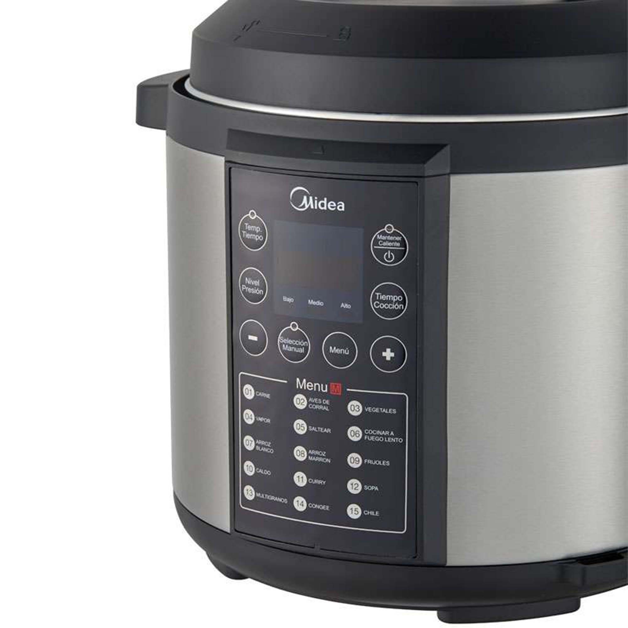 Olla a Presión Eléctrica 6L Silver Multi-Function Cooker MPC6N2SDSS-CA