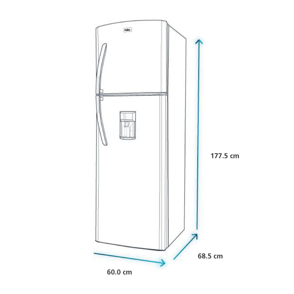 Nevera No Frost 313L Mabe RMA313FXCT
