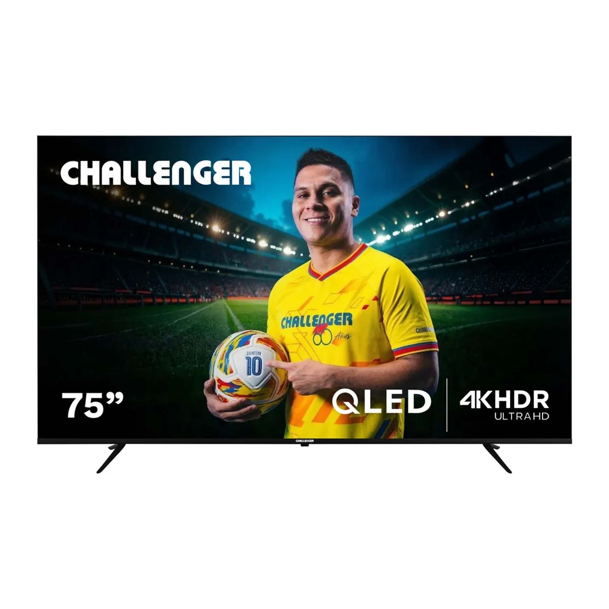 Televisor 75" QLED Google TV- Control por voz - 75KG290 BT T2 Challenger
