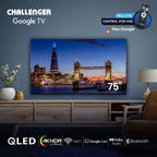 Televisor 75" QLED Google TV- Control por voz - 75KG290 BT T2 Challenger
