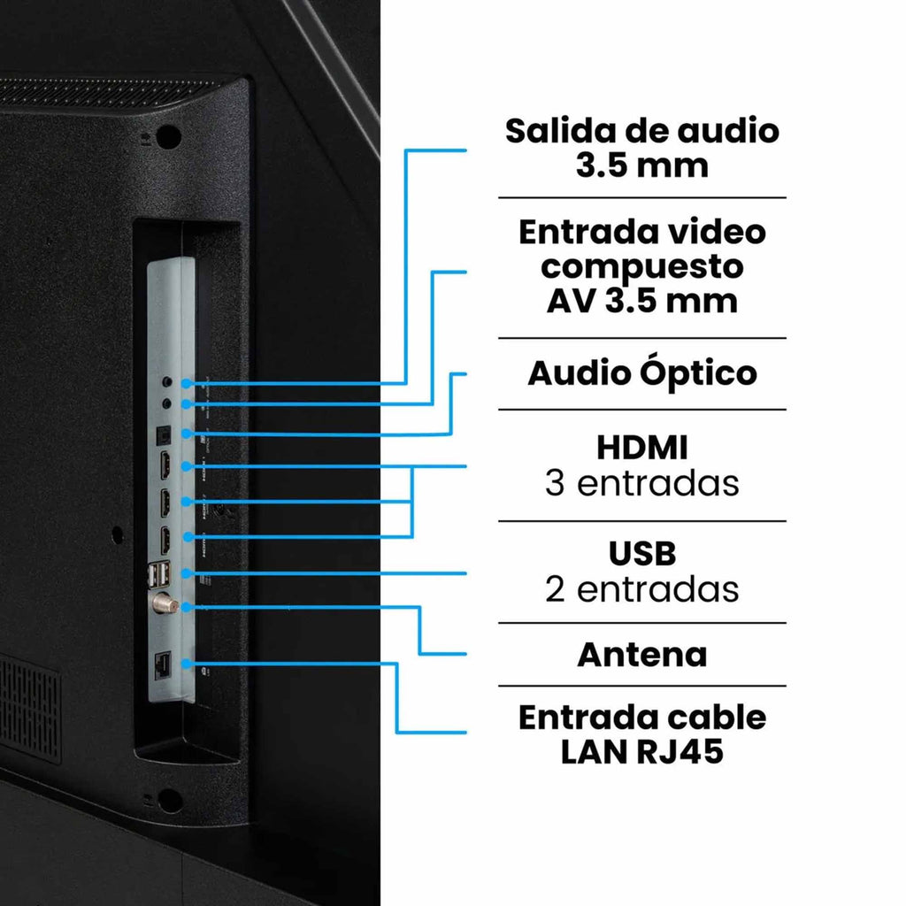 Televisor 75" QLED Google TV- Control por voz - 75KG290 BT T2 Challenger