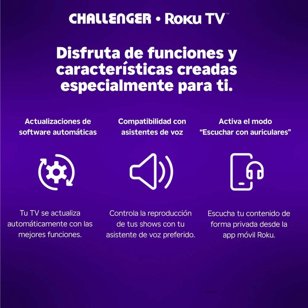 Televisor 32" Google TV T2 Challenger - 32KR14 HD T2 ROKU