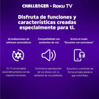 Televisor 32" Google TV T2 Challenger - 32KR14 HD T2 ROKU