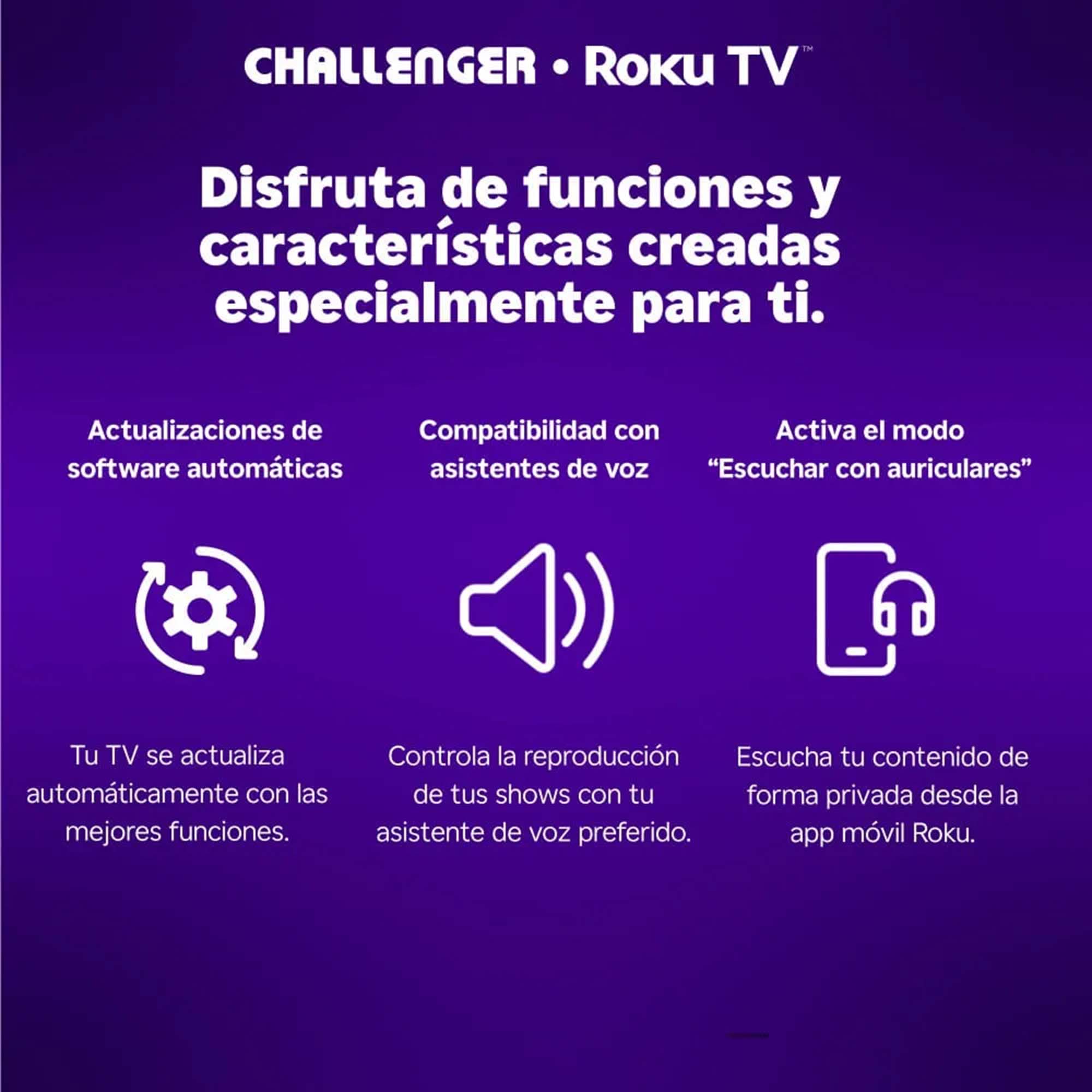 Televisor 32" Google TV T2 Challenger - 32KR14 HD T2 ROKU