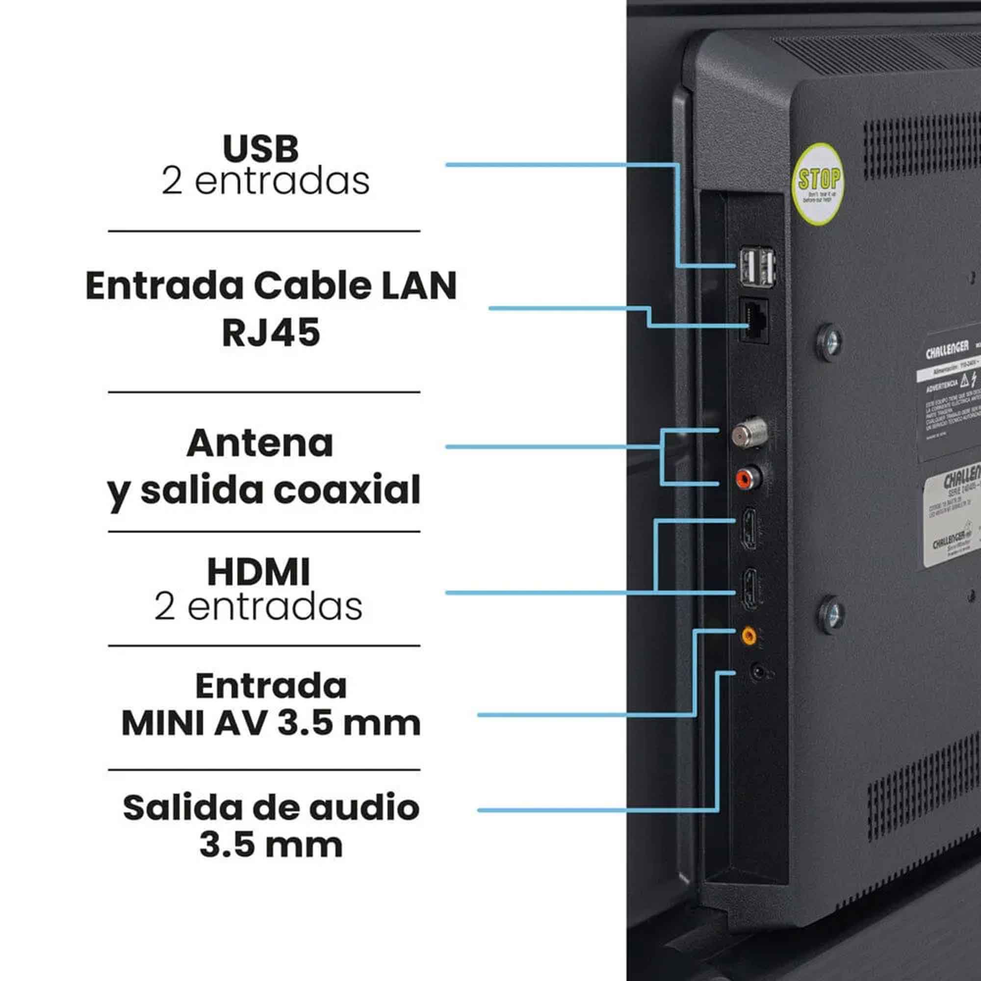 Televisor Smart TV 40″ Challenger 40TG81