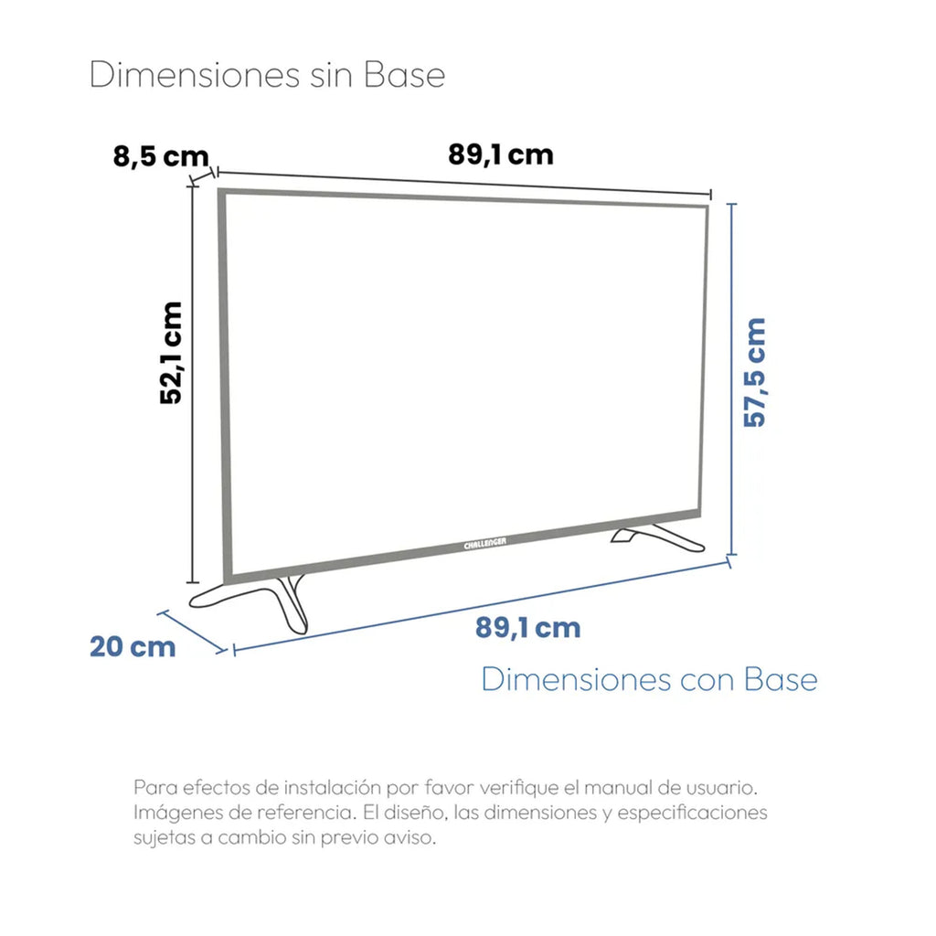 Televisor 40" LED Full HD Google TV Challenger 40KG90