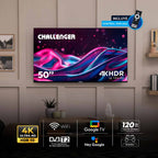 Televisor 50" Google TV UHDG-50TG2771-BT Challenger