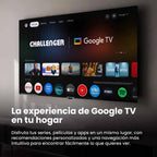 Televisor 50" Google TV UHDG-50TG2771-BT Challenger