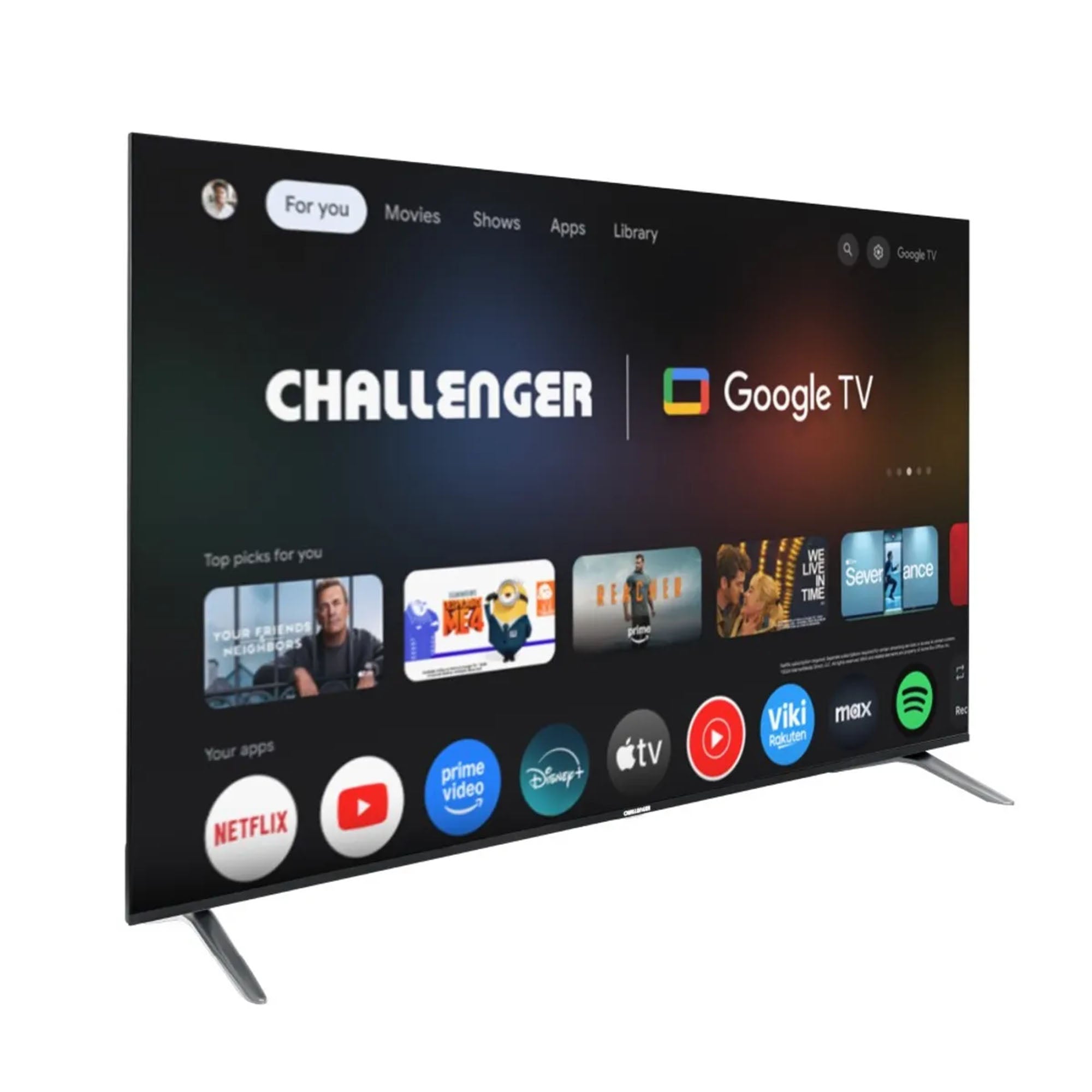 Televisor QLEDG 75" Google TV T2 - QLEDG 75TG4770 BT Challenger