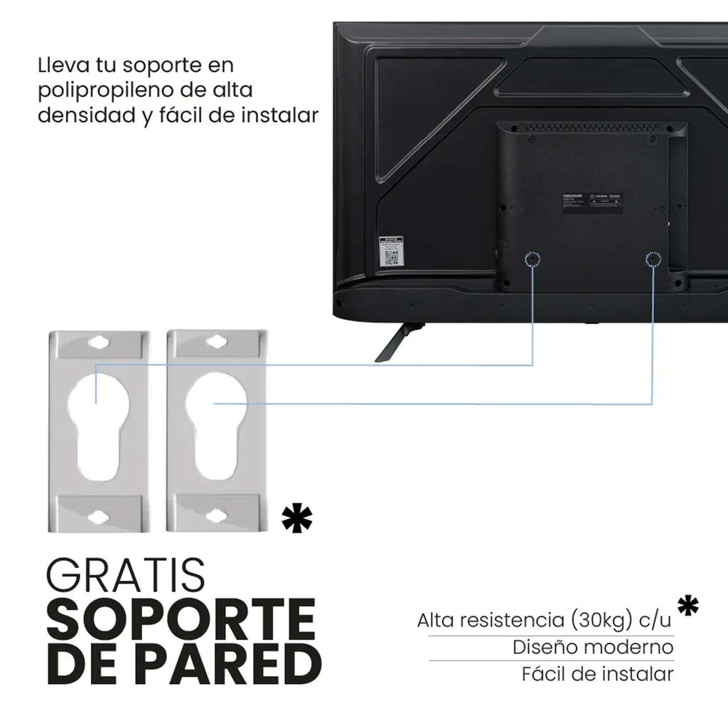 Televisor Smart TV 43" Challenger 43KG84BT