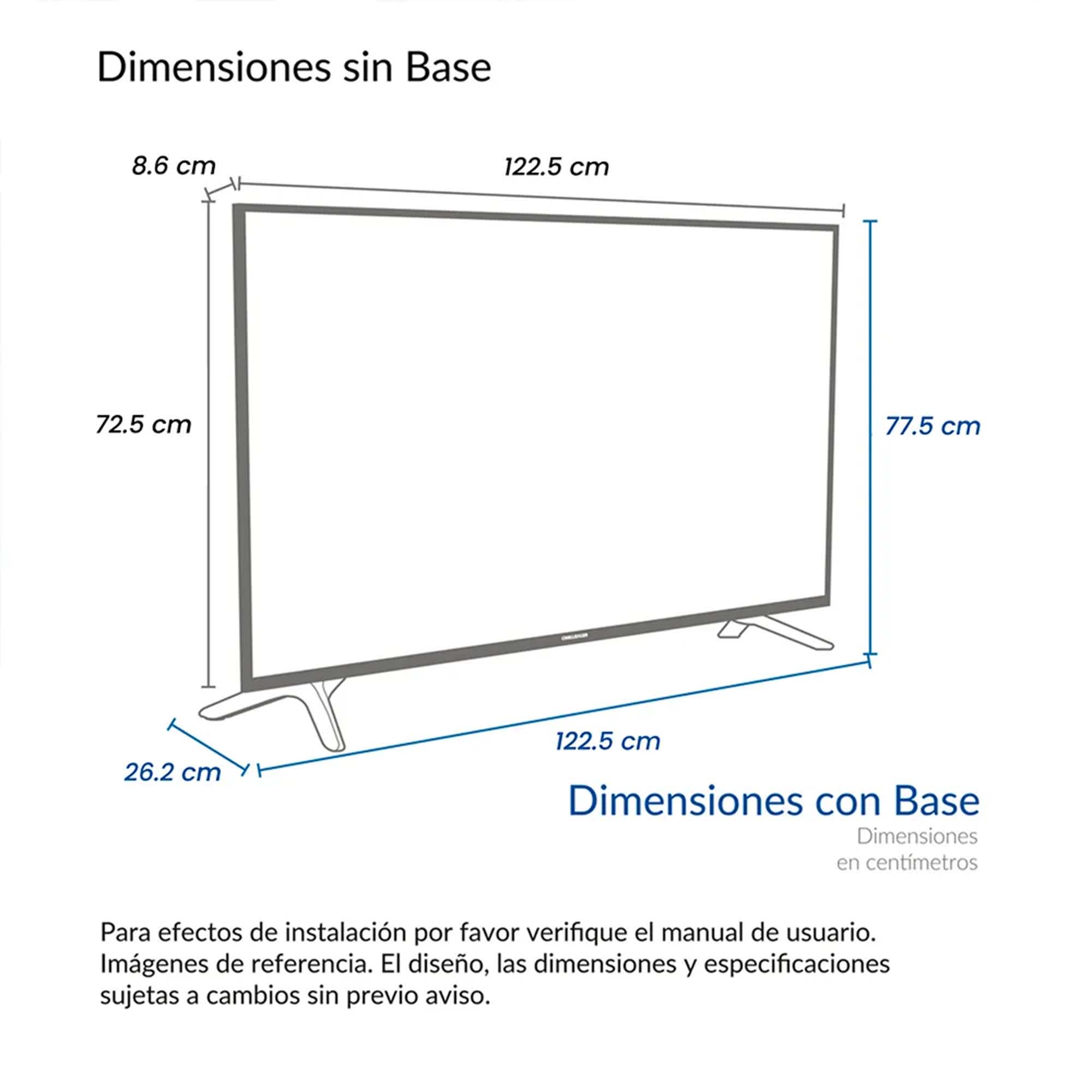 Televisor Smart TV 55" UHD Challenger 55KG85