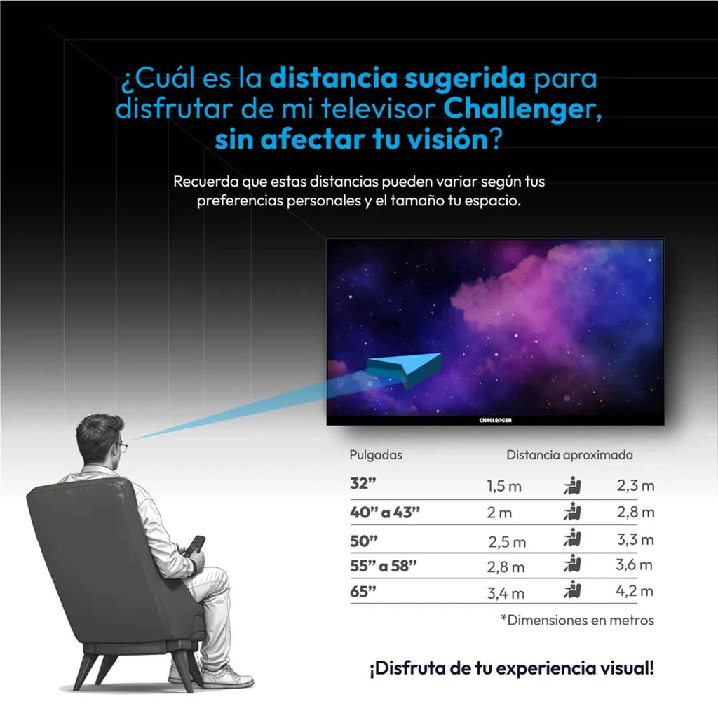 Televisor Smart TV 55" UHD Challenger 55KG85