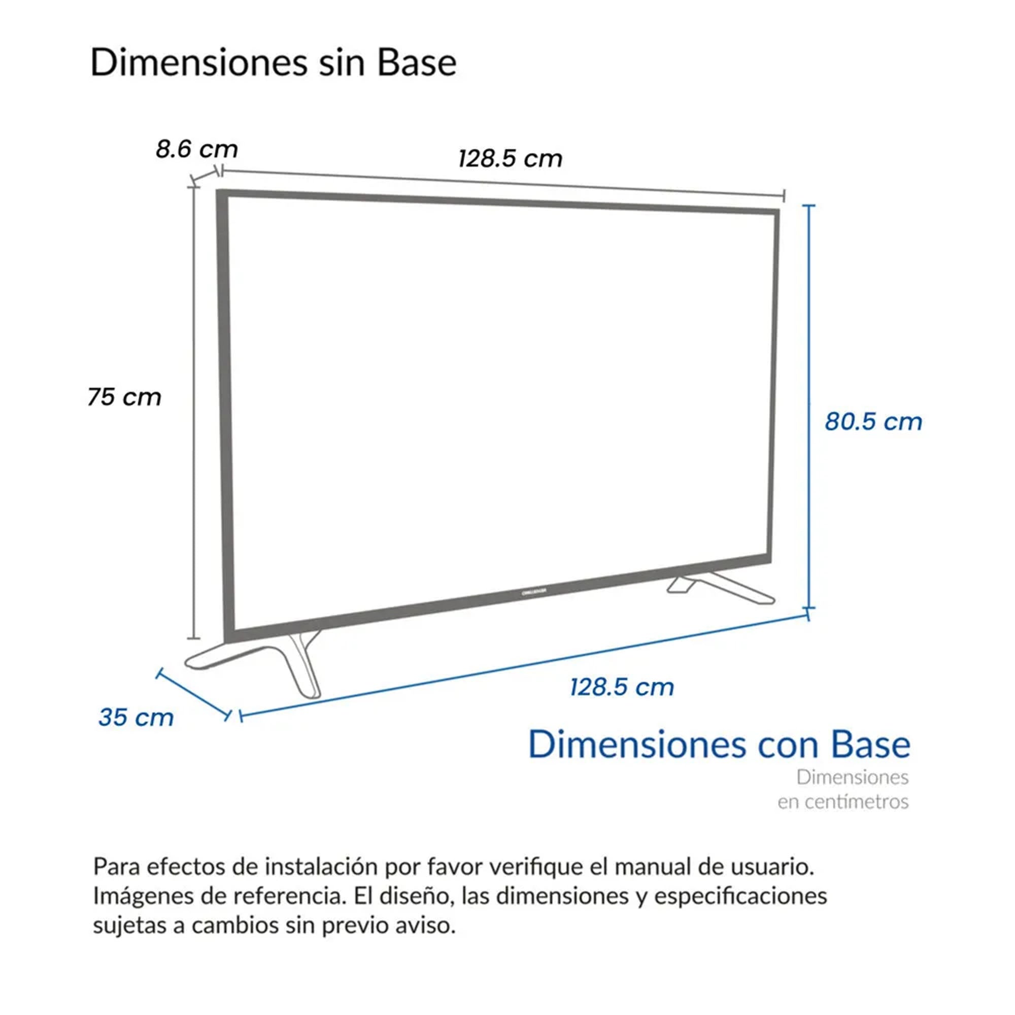 Televisor Smart TV 58" UHD Challenger 58KG85BT
