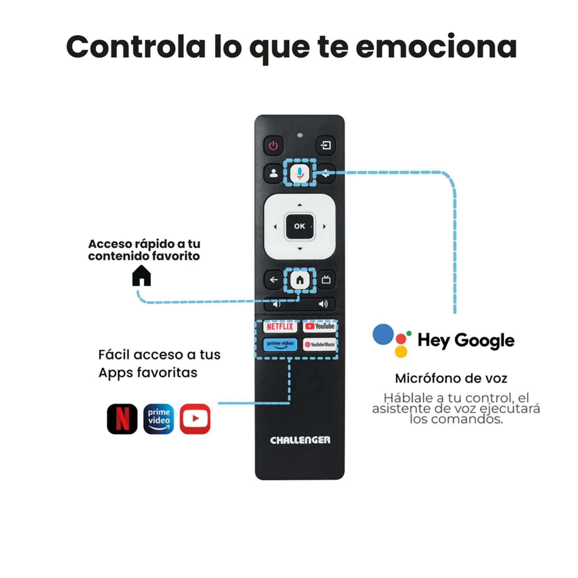 Televisor Smart TV 58" UHD Challenger 58KG85BT