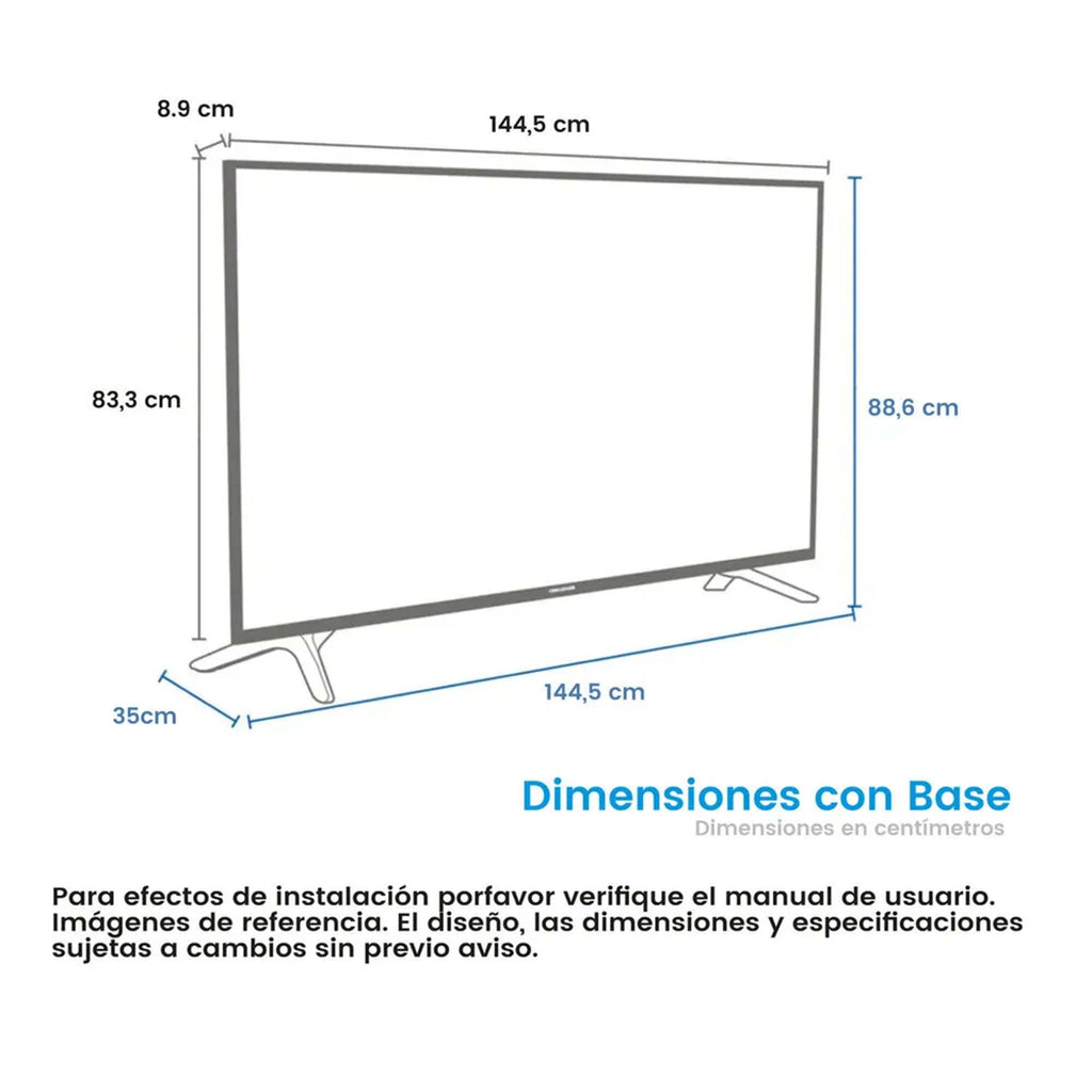 Televisor Smart TV 65" UHD Challenger 65KG85BT