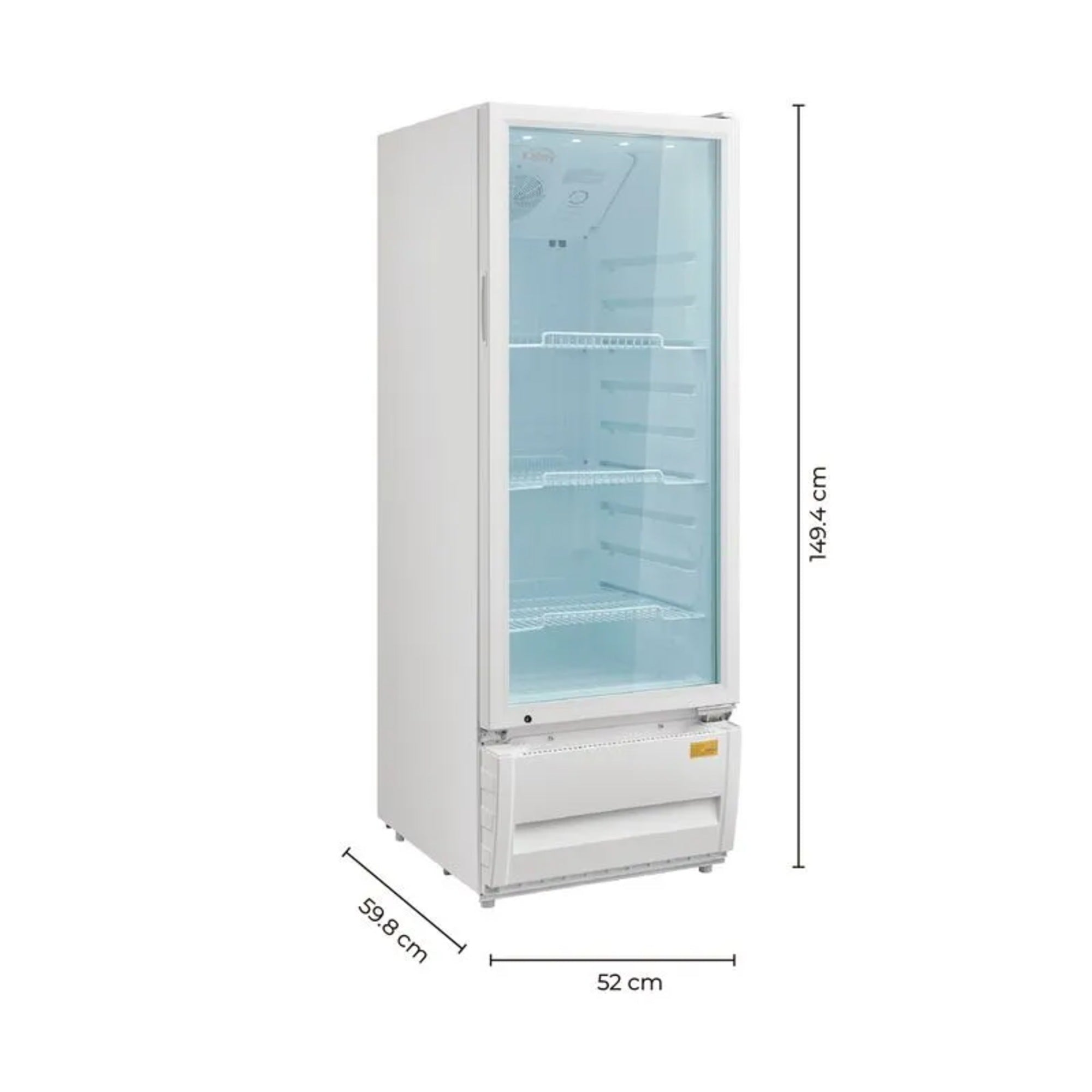 Vitrina Refrigerada Vertical 211L Kalley K-SCH211