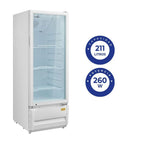 Vitrina Refrigerada Vertical 211L Kalley K-SCH211