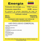 Vitrina Refrigerada Vertical 248L Indufrial Forte V9-RHC