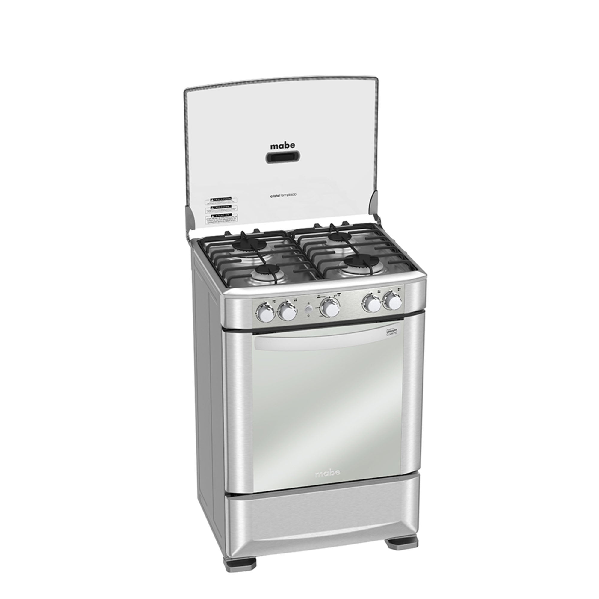 Estufa de Piso 60 cm Acero Inoxidable Mabe EMC6050NFX0