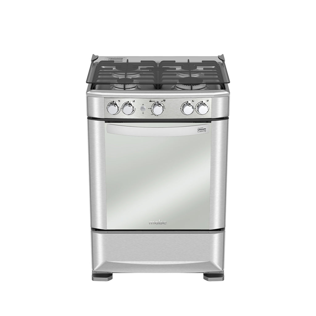 Estufa de Piso 60 cm Acero Inoxidable Mabe EMC6050NFX0