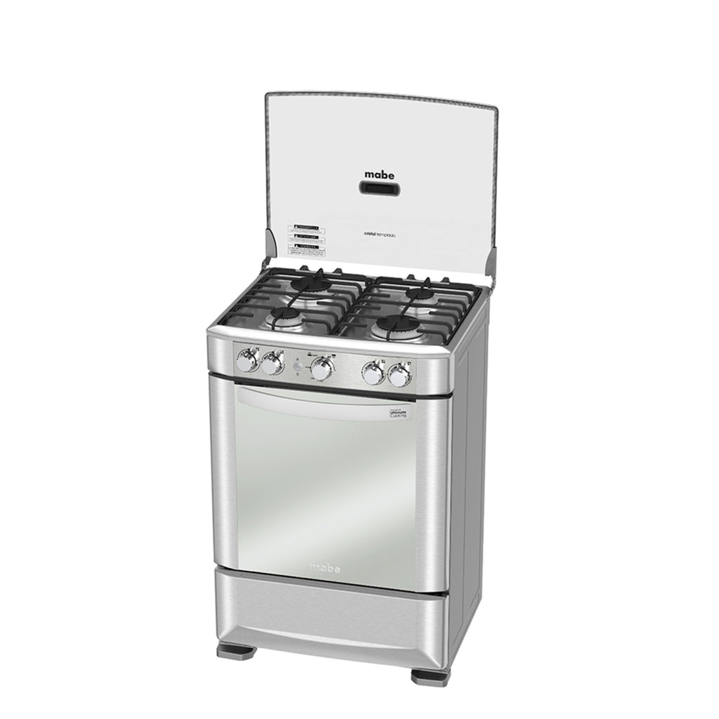 Estufa de Piso 60 cm Acero Inoxidable Mabe EMC6050NFX0