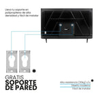 Soporte de pared incluido con el televisor Challenger 50" 50KR15 T2